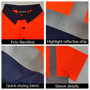 Wholesale UPF 50 <b>Waterproof</b> Breathable Hi Visibility Men's Polyester Long Sleeve Fishing Shirts - Product Image 3