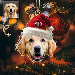 Ornement de Noël personnalisé pour chien, ornement en bois personnalisé pour chien, nom de l'animal de compagnie, décoration d'arbre de Noël, cadeau de Noël pour les amoureux des chiens - Product Image 6