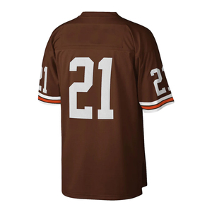 Camiseta de fútbol transpirable de malla para adultos, manga corta, cuello en V, estampado sublimado, para hombre. - Product Image 2