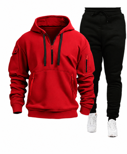 Ensembles de survêtements de football unisexes ajustés, respirants et confortables, avec lettrage, design haut de gamme, pour le printemps, vente en gros - Product Image 2