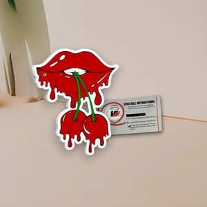 New Trending Red Lips Butterfly Rectangle Flower Lash Tiles Eco-Friendly Private <b>Label</b> Eyelash Extension Plate Acrylic Magnetic - Product Image 3