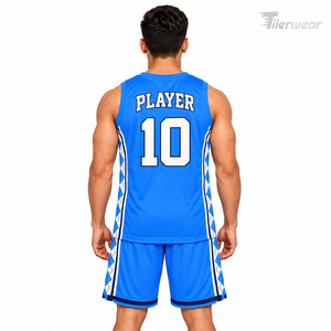 Venta al por mayor nueva camiseta de uniforme de baloncesto para niños diseño personalizado camisetas reversibles chalecos kit técnica de sublimación estilo deportivo - Product Image 5