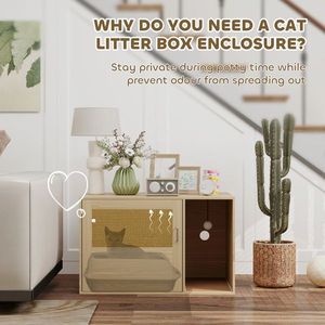 Cat Litter Box Enclosure Accessory Type Product for Feline Hygiene Needs - Product Image 1