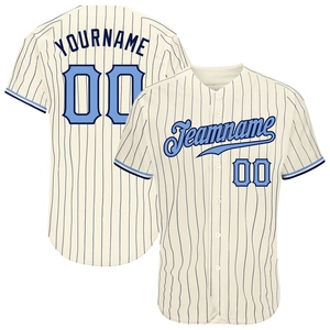 Camiseta de Béisbol Negra Auténtica con Rayas Doradas, Personalizada para la Industria de Fabricación Directa al Por Mayor - Product Image 2