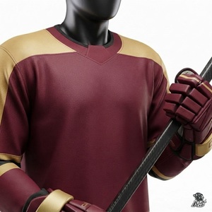 Uniforme de Práctica de Hockey sobre Ruedas Personalizado, Jersey de Entrenamiento de Poliéster/Algodón, Ropa Deportiva Atlética para Adultos, Tela Resistente con Control de Humedad - Product Image 5