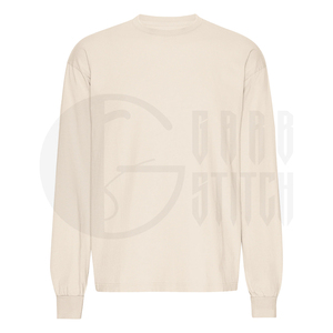 Camiseta de Manga Larga Extra Grande Personalizada para Hombre, Algodón Grueso, Estilo Urbano, Cuello Redondo, OEM ODM, Venta al Por Mayor - Product Image 6