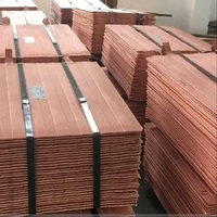 Cátodos de Cobre Electrolítico de Alta Calidad, Láminas de Metal Puro al 99.99% para Fabricación de Cables, Sistemas Eléctricos e Industriales