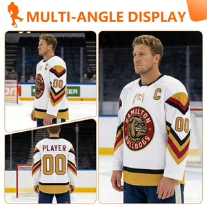 Maillots de hockey sur glace pour hommes, personnalisables, respirants, écologiques, avec logo imprimé par sublimation, acceptant les commandes OEM/ODM en usine. - Product Image 2