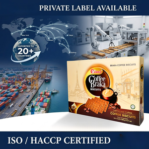 Best Price Golden <b>baked</b> Coffee Biscuit Crackers 360g Crispy Snack ODM Vietnam Manufacturer - Product Image 1