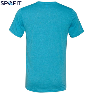 Chemises d'équipe personnalisées en sublimation, 100% polyester tricoté, col rond, t-shirts surdimensionnés pour hommes, t-shirt personnalisé en sublimation pour hommes - Product Image 4