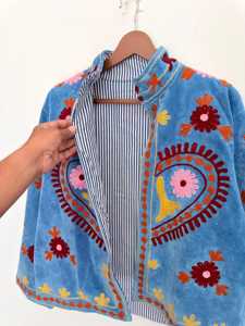 Boho Velvet Woven Eco-Friendly Embroidered O-Neck <b>Loose</b> Fit Full Sleeve Sexy Night Club <b>Dress</b> Casual <b>Dresses</b> - Product Image 3