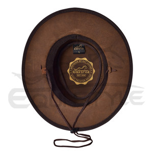 Sombreros de Cuero Estilo Western para Mujer, Ligeros, Hechos a Mano, para Viajes al Aire Libre, Casuales, de Fiesta, con Etiqueta Tejida Personalizada, Sombreros de Vaquera para Dama - Product Image 3