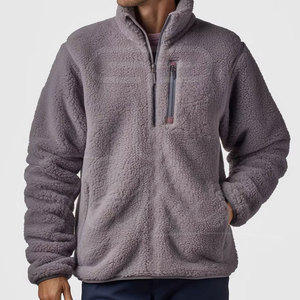 Offre Spéciale dernière conception Premium Sherpa polaire sweats à capuche pour hommes respirant personnalisé basiques strass sweats à capuche hommes à vendre - Product Image 2