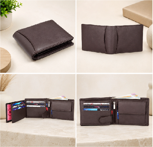 Classic Genuine Leather <b>Wallet</b> <b>for</b> <b>Men</b> Business Collection Luxury <b>Men's</b> <b>Wallet</b> <b>RFID</b> Blocking Leather <b>Wallet</b> Premium Fashionable - Product Image 1