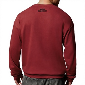 Sudadera de Felpa Francesa para Hombre, 280 GSM, Hombros Caídos, Cuello Redondo, Bordado, Oversize, Personalizada, Fabricante de Ropa de Felpa - Product Image 2