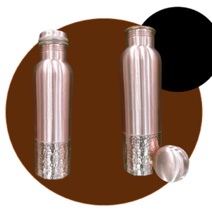 Botella de agua de cobre de diseño para importación a granel, venta al por menor de lujo, marca privada y suministro mayorista internacional - Product Image 1