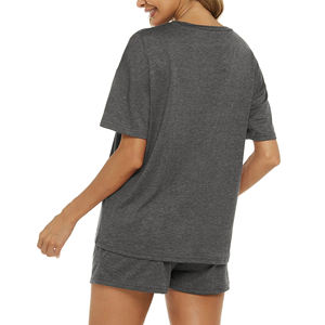Ensemble de shorts et t-shirt pour femmes de haute qualité, ensemble 2 pièces pour femmes, imprimé, manches courtes, shorts d'été, ensemble de t-shirt et shorts pour femmes - Product Image 4