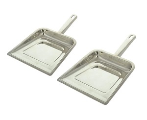 Recogedor de Polvo de Acero Inoxidable, Resistente, Metálico, Manual, para Cocina, Hogar, Oficina, Herramienta de Limpieza y Recolección de Residuos - Product Image 6
