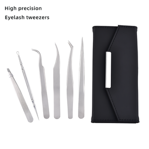 Pince à épiler professionnelle pour extensions de cils, outil d'isolation de précision pour application individuelle des cils, utilisation en salon et à domicile - Product Image 2