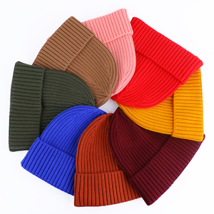 Custom Beanie Hat Blank Plain Cuffed Knitted Skull <b>Cap</b> <b>Winter</b> Warm Royal Blue Headwear - Product Image 5