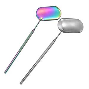 กระจกแต่งหน้าทรงกลมแบบมือถือ Morje Surgical MS-CN-0010 ทำจากสแตนเลส สำหรับตรวจสอบขนตา อุปกรณ์เสริมความงาม - Product Image 2
