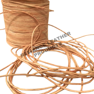 สายหนังกลมสีปกติ1มม. สำหรับเครื่องประดับกำไลข้อมือหัตถกรรมและอุปกรณ์เครื่องหนังจากผู้ผลิตอินเดีย - Product Image 6