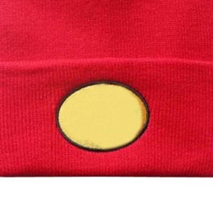 Gorro blanco con apliques de huevo amarillo, gorro de invierno unisex para adultos, estilo informal, 56-58CM - Product Image 5