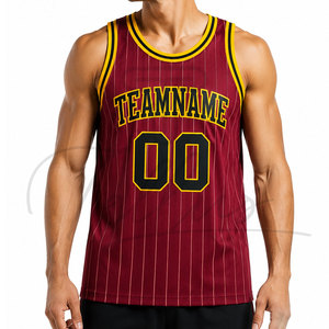 Maillot de basket-ball personnalisé, maillot de basket-ball pour hommes, maillot de basket-ball respirant sublimé - Product Image 3