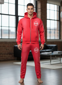 Survêtement décontracté à capuche pour homme, idéal pour l'entraînement sportif, haute qualité, délavage acide, broderie de logo personnalisée, respirant, design tendance - Product Image 4