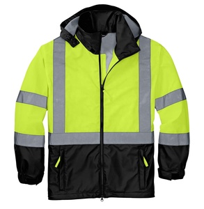 Vêtements de travail haute visibilité pour la construction et la sécurité, veste de travail réfléchissante pour hommes avec broderie personnalisée, fournis par l'usine. - Product Image 1