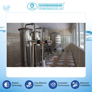 โรงงานผลิตน้ำระบบ Reverse Osmosis ประสิทธิภาพสูง กำลังการผลิต 3000 ลิตรต่อชั่วโมง พร้อมปั๊มและ PLC ยี่ห้อ DTPPL ราคาดีที่สุดจากซัพพลายเออร์อินเดีย - Product Image 2