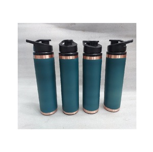 Pure <b>Copper</b> Water <b>Bottle</b> Designed for Daily Hydration Ayurvedic Wellness and Healthy <b>Drinking</b> with Elegant Classic Style - Product Image 1