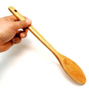 Wood Eco-Friendly <b>Serving</b> <b>Spoon</b> Long Handle Classic Design for Wedding Giveaways - Product Image 1