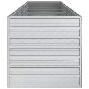 Bac à légumes surélevé en acier galvanisé argenté 126 x 31,5 x 30,3 pouces pour les aménagements extérieurs de jardin - Product Image 5