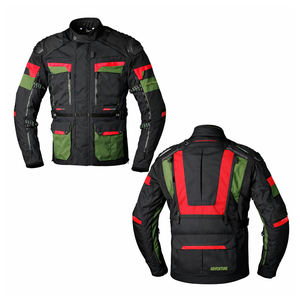 Veste de moto camouflage personnalisée OEM, imperméable, pour le tourisme aventure, avec protections CE, équipement de motard. - Product Image 4