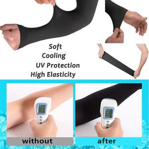 ERID SPORTS OEM ODM Manchons de compression personnalisés avec logo pour hommes et femmes, protection UV, rafraîchissants, séchage rapide, en Spandex/Polyester - Product Image 5