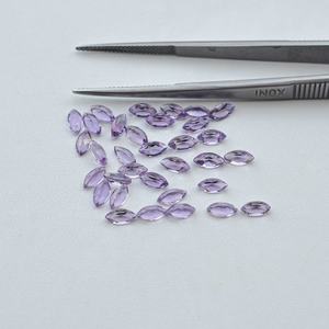 พลอยอเมทิสต์บราซิลเจียระไนแบบเหลี่ยมเพชรพลอยขนาด3.5x7มม. ได้รับการรับรองจากผู้ผลิตขายส่งสั่งซื้อจำนวนมาก - Product Image 2