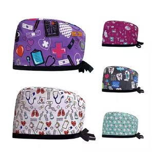 Gorro de Enfermería Moderno Ajustable, Gorro Quirúrgico Transpirable, Gorro de Trabajo Cómodo para Enfermeras, Doctores y Hospitales - Product Image 5