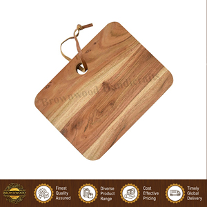 Tabla de Cortar y Picar de Madera de Acacia de Color Natural, Hecha en India, de Buena Calidad, Venta al por Mayor, Perfecta para Hoteles y Restaurantes - Product Image 3