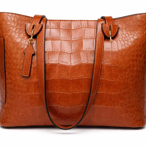 Premium Genuine Leather <b>Tote</b> Bag for Women – Luxury Handbag Stylish Leather Shoulder Bag for Women – Premium Quality <b>Tote</b> - Product Image 1