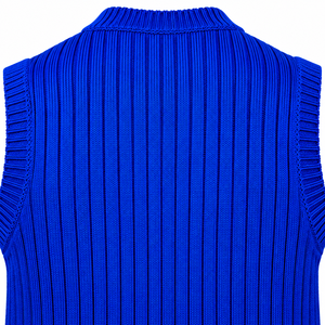 Chaleco de Punto Azul Rey para Hombre Phi Beta Sigma, Cuello en V, Botones al Frente, Escudo Bordado, Sin Mangas, con Bolsillos, Formal - Product Image 6