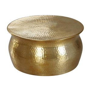 Modern Round Marble Coffee <b>Table</b> with Handcrafted <b>Iron</b> Frame for High End Furniture Collection - Product Image 5