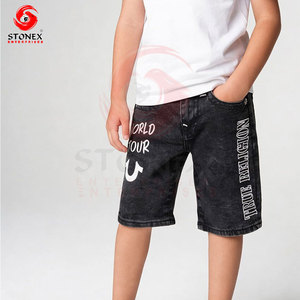 Men's Distressed Snow Wash Denim Shorts Mid Waist Ripped Cotton Streetwear Summer Casual Shorts - Product Image 3