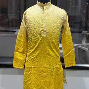 Kurta Jacquard de Luxe pour Hommes, Brodé, Tenue de Mariage, Vêtements Ethniques Premium, Fabricant en Gros en Inde - Product Image 1