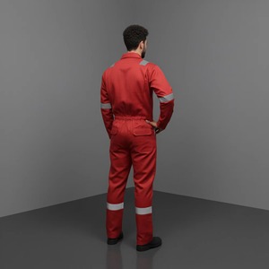 Traje Impermeable de PVC y Poliéster de Tres Capas, Resistente, Transpirable, Color Amarillo Clásico, con Logotipo Personalizado, para Construcción e Industria - Product Image 2