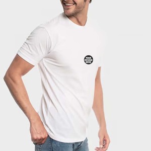 Camiseta Unisex Lisa Personalizada al por Mayor, 4.2oz, Ligera, de Algodón Hilado en Anillo, para Serigrafía - Product Image 1