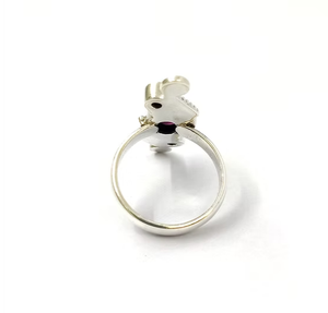 Wholesale Luxury Red <b>Garnet</b> Gemstone 925 Sterling <b>Silver</b> <b>Ring</b> Textured Spiral Pattern Trendy Boho Women Jewelry Accessory - Product Image 4