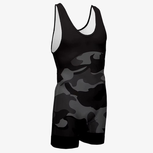 Hot Selling <b>Heat</b>-Transfer Printing MMA Wrestling Singlet Full Body Stretch Lightweight Durable Breathable 2026 Singlets Tank Top - Product Image 3