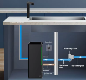 <span class=keywords><strong>Robinet</strong></span> intelligent avec filtre <span class=keywords><strong>à</strong></span> eau par osmose inverse 600/800G, refroidisseur d'eau sans réservoir sous évier, purificateur d'eau chaude et froide - Product Image 4