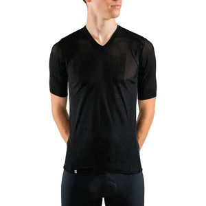 Maillots en maille personnalisés par sublimation pour hommes, col en V, manches courtes, imprimés, 100 % polyester - Product Image 4